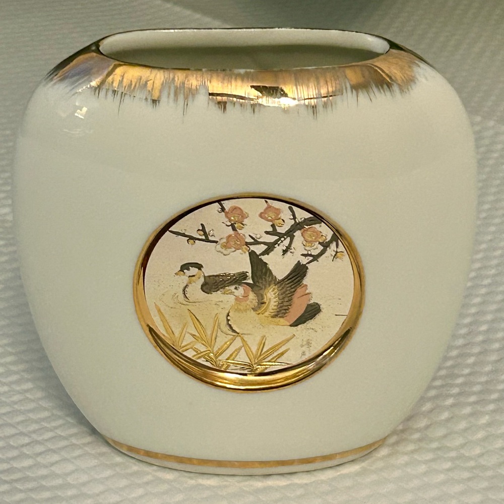 Vintage Japanese “Art of Chokin” vase